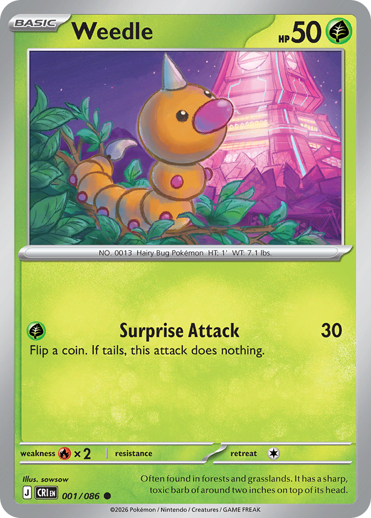 Weedle [Reverse Holo]