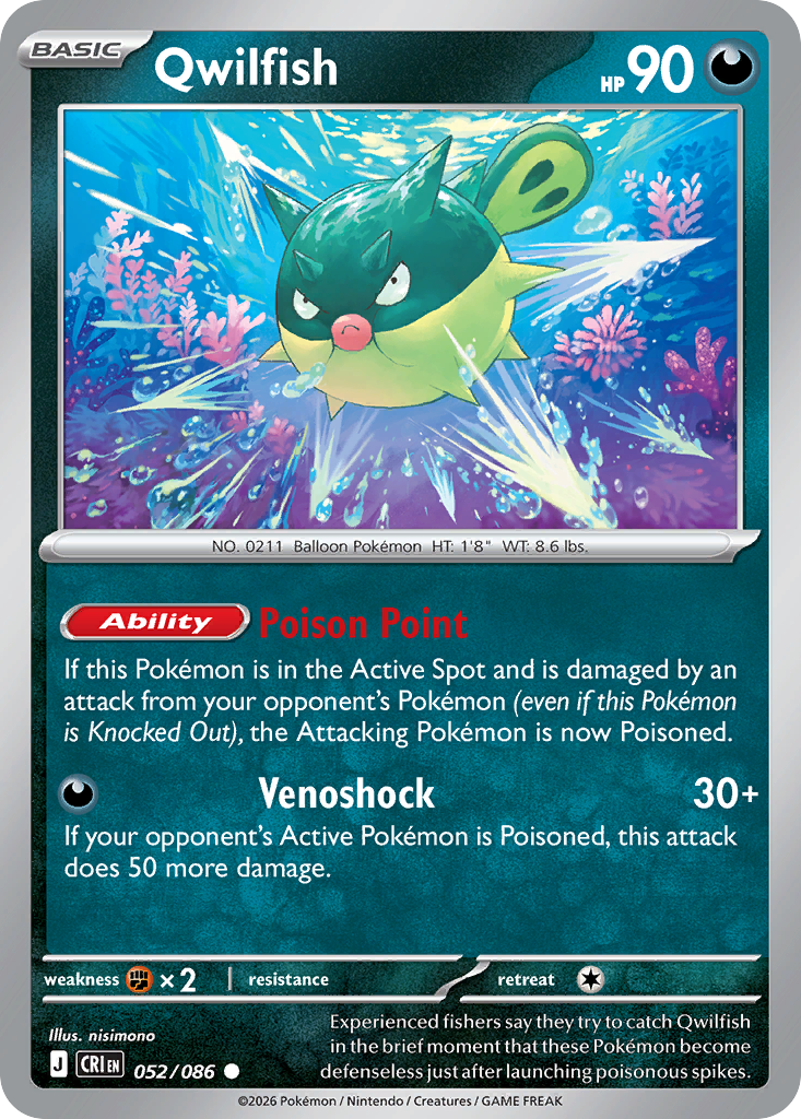 Qwilfish [Reverse Holo]